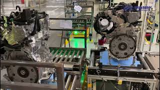 Boosting Efficiency in Automotive Engine Assembly Line with AGV Tech 🚗⚙️  #AGVTech