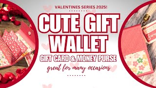 NO DIES NEEDED | DIY Gift Wallet | Valentines Series 2025!
