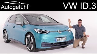 All-New EV Volkswagen ID.3 Premiere Review Exterior Interior