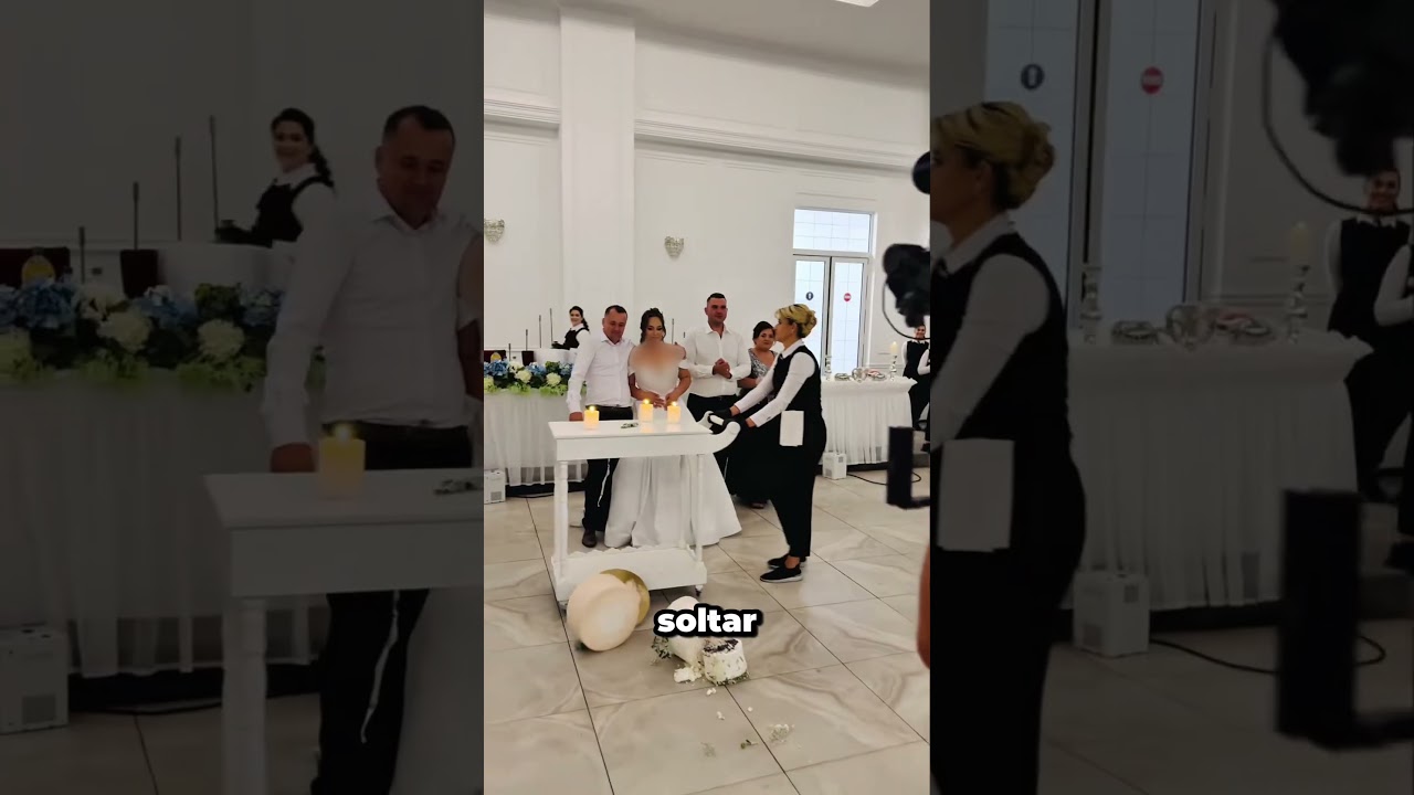 ¿Por qué tiró el pastel en su boda?