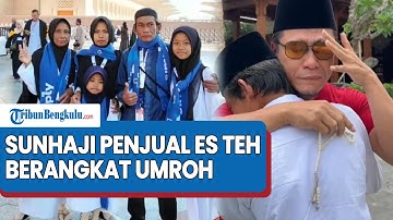 Momen Pamit Sambil Menangis Berpelukan, Sunhaji Penjual Es Teh Berangkat Umroh Hadiah Gus Miftah