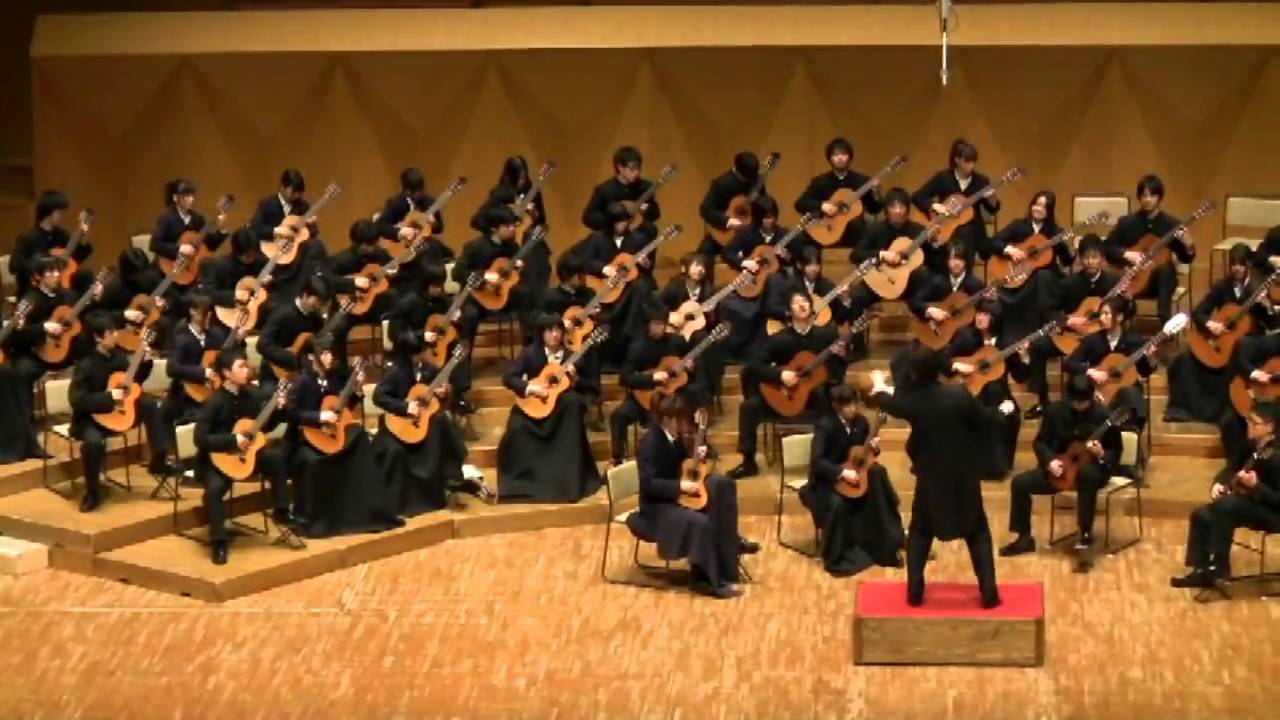 ブランデンブルク協奏曲第3番 第2,3楽章 多摩高校ギターアンサンブル部