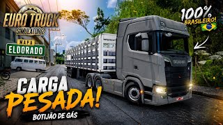 🚛 CARGA PESADA DE BOTIJÃO! MAPA ELDORADO 100% BRASILEIRO 🇧🇷