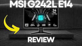 MSI G242L E14 Gaming Monitor Review: Is This Fast IPS Display Worth Buying