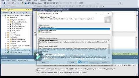 Replicación transaccional: distribuidor, publicador y subscriptor en una instancia en Microsoft SQL.