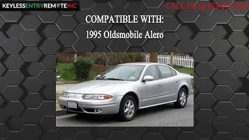 How To Replace Oldsmobile Alero Key Fob Battery 1995