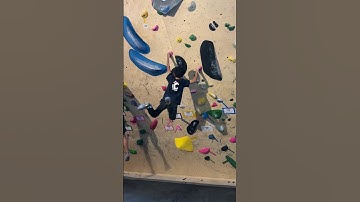 FLASH Boulder #14 at the @USAClimbingOFFICIAL U13 comp at State Climb