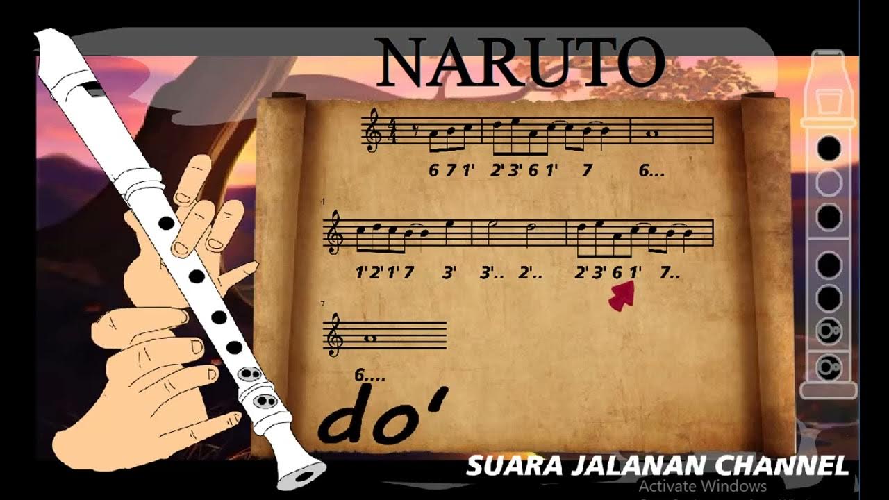 not angka recorder Naruto sadness n sorrow YouTube