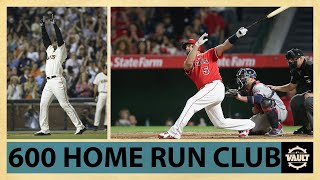 The 600 Home Run Club!! (Check out each players HISTORIC 600th homer)