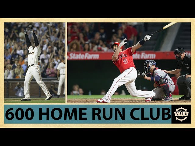 The 600 Home Run Club!! (Check out each players HISTORIC 600th homer) 