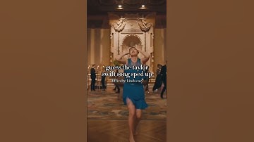 guess the taylor swift song sped up! #taylorsversion #speed #swift #swifties