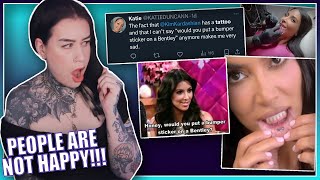 People Are ANGRY With Kim Kardashians Tattoo