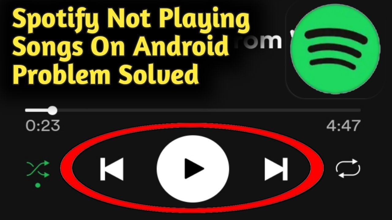 Spotify Not Playing Songs on Android Phone Problem Solved - YouTube
