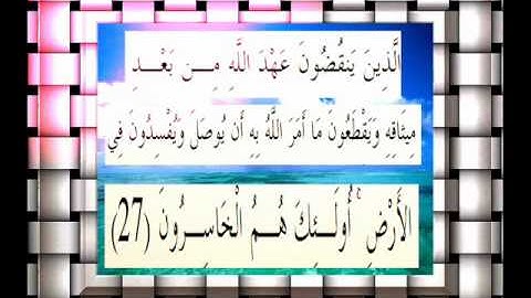 القرآن الكريم سورة البقرة الأية 27.wmv