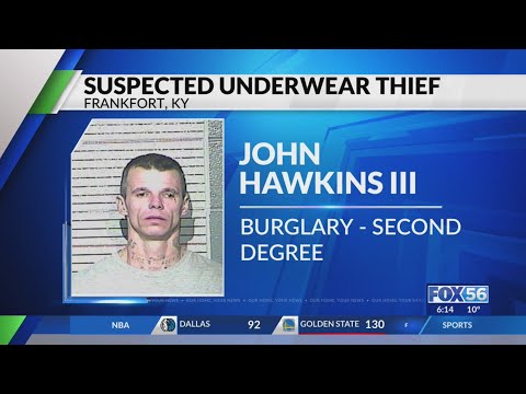 Suspected Frankfort underwear thief arrested