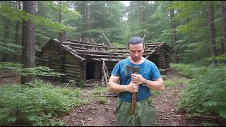 ЛОМАЮ СВОИ ПОСТРОЙКИ в лесу и изучаю новые места. Приколы с брёвнами...