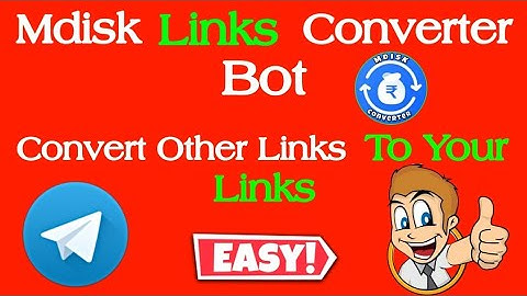 How to use Mdisk Link Converter Bot || Convert Other Mdisk Link To Your Link ||