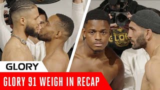 GLORY 91 Weigh In and Presser Recap