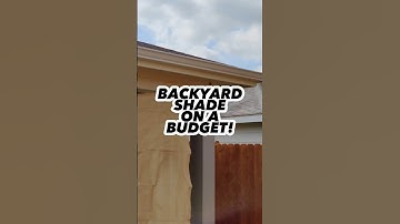 Completed Projects: ☀️ Easily add shade with a cost-effective shade sail! ☂️ Save thousands! #DIY