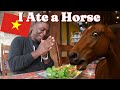 Black Guy Eats a Horse in Vietnam