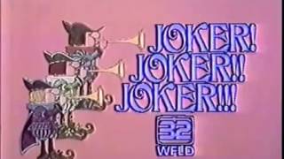 WFLD Channel 32   Joker! Joker!! Joker!!! Bumper  1, 1980