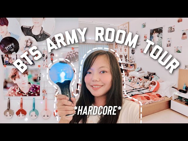 💜 Inside My BTS ARMY Dream Bedroom (Room Tour) - YouTube