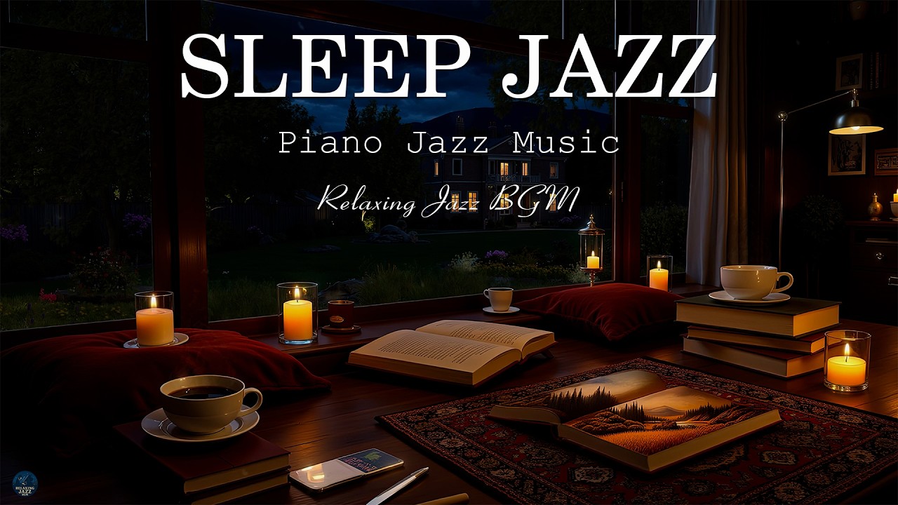 Elegant Night Jazz - Soothing of Sleep Jazz Piano Music - Soft Background Music for Relax, Sleep
