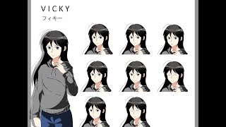 Drawing Anime Style Visual Novel Sprites in 30 minutes Drawing Anime Style Visual Novel Sprites in 30 minutes