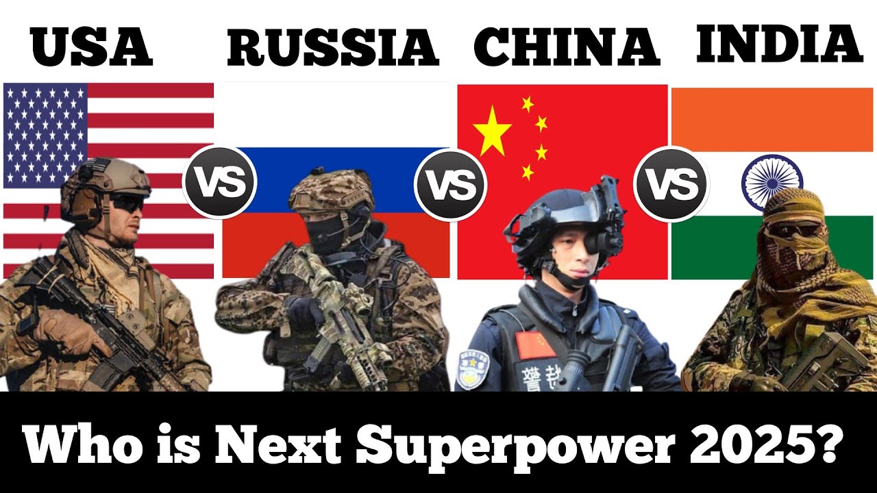 USA vs Russia vs China vs India Military Power Comparison 2025 | World ...