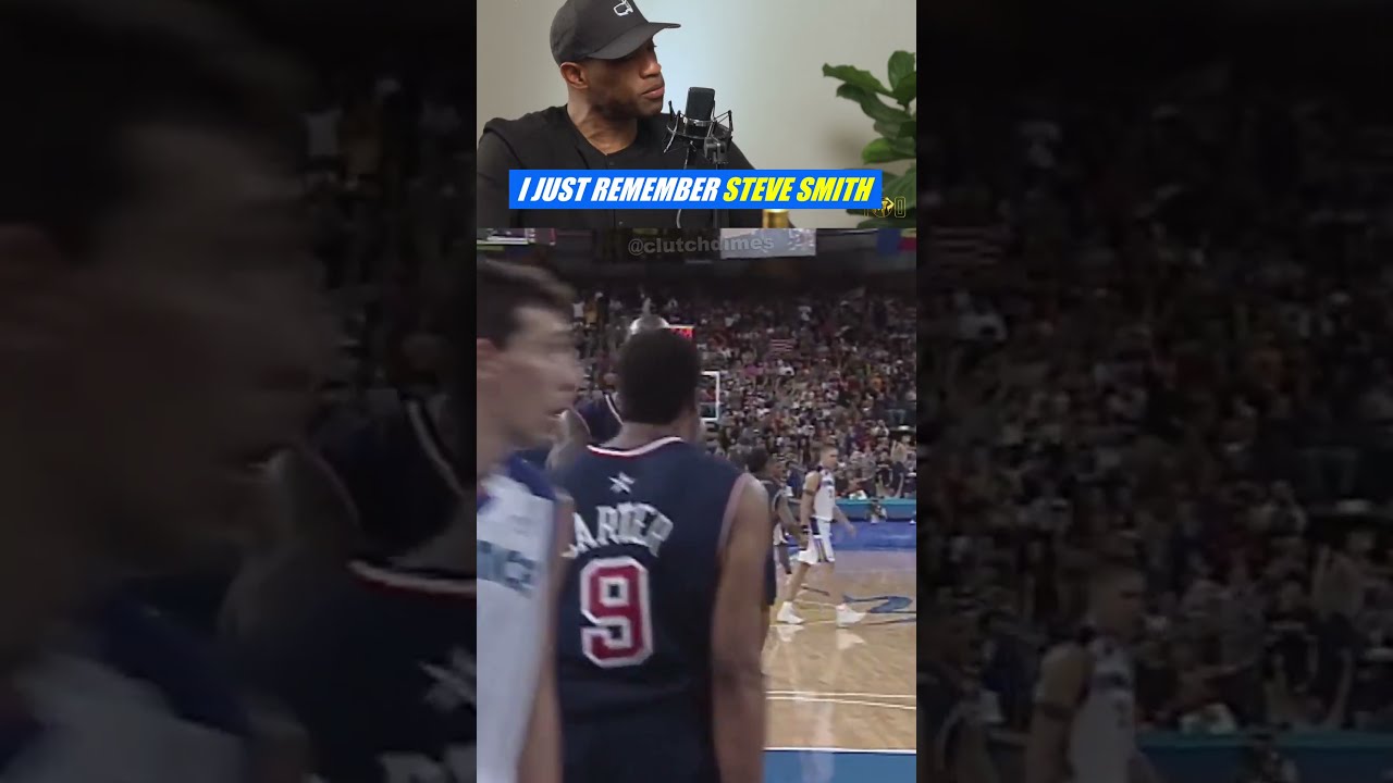 VINCE CARTER Didn T Realize He Jumped Over 7 2 Opponent Shorts
