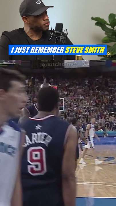 VINCE CARTER Didn't Realize He Jumped Over 7'2 Opponent #shorts