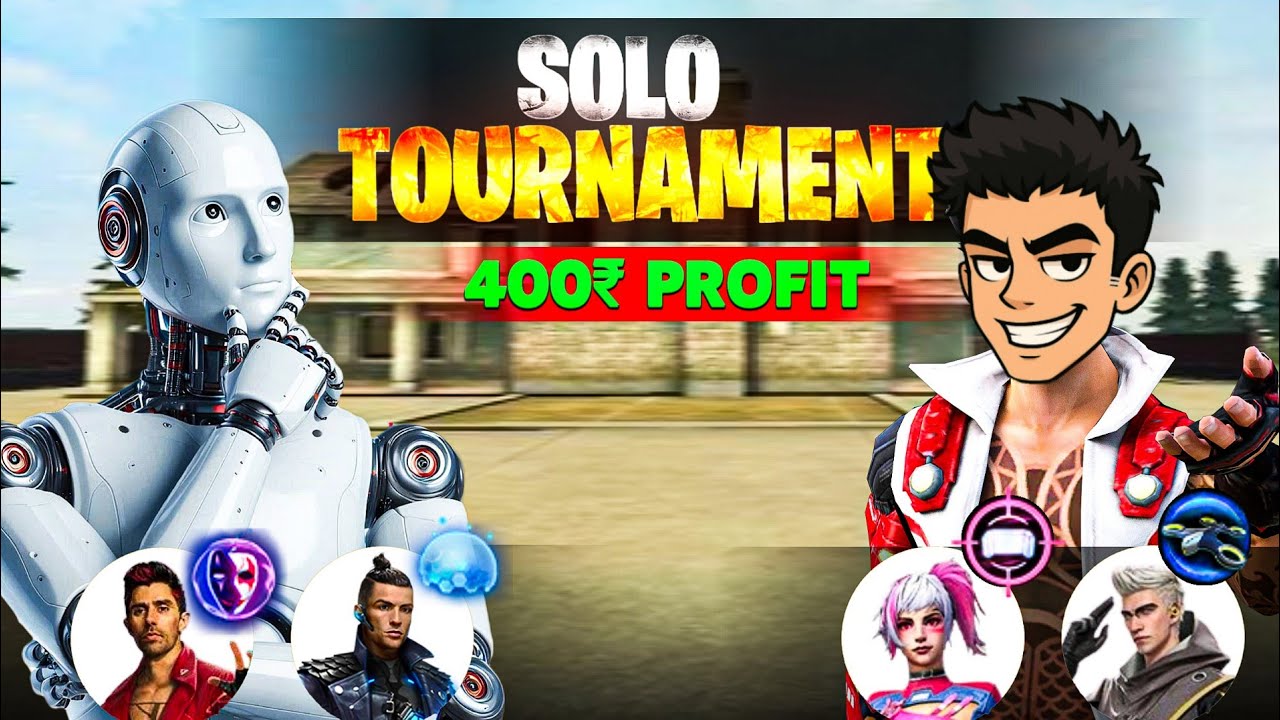 Solo tournament in Ai 🔥 | Finding Best character combination for Ai in solo tournament PROFIT40XX