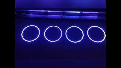 Светодиодные кольца. Попиксельное управление.