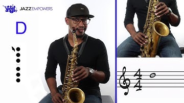 Beginner Jazz Alto Saxophone: Lesson #3 - G Major Scale (Bb Concert) First Five Notes