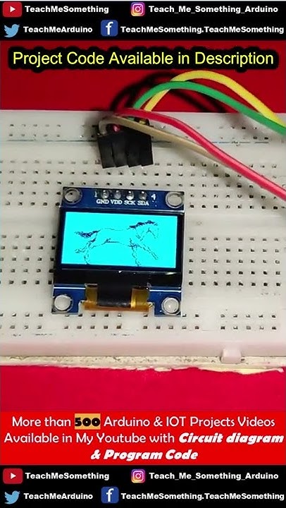 OLED Horse Animation | OLED Displays with Arduino - I2C & SPI OLEDs ...