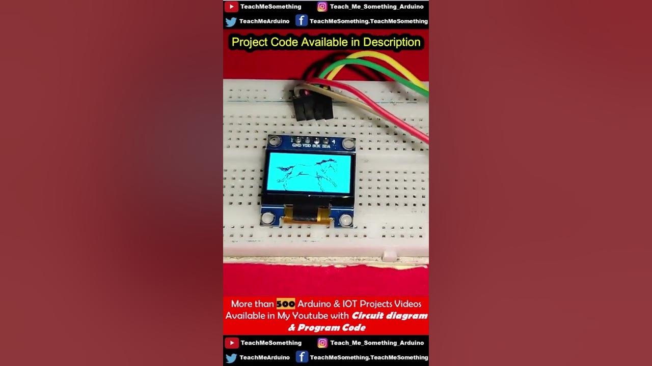 OLED Horse Animation | OLED Displays with Arduino - I2C & SPI OLEDs ...