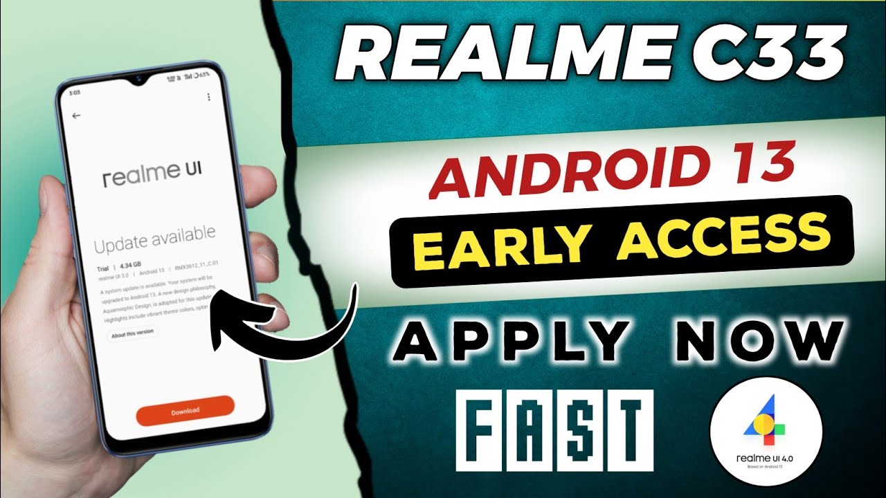 Realme C33 Android berapa? Versi Android, Cara Cek & Update Realme C33 Android berapa? Versi Android, Cara Cek & Update