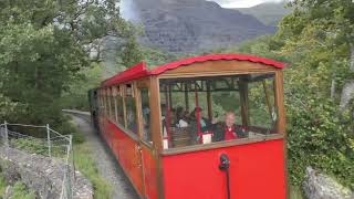 Snowdon Mountain Railway Number 6 Padarn Climbs Past Ceunant Mawr 21/08/2023