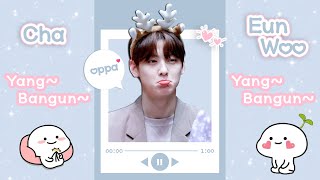 Alarm Cha Eunwoo : Yang~ Bangun~ 💕