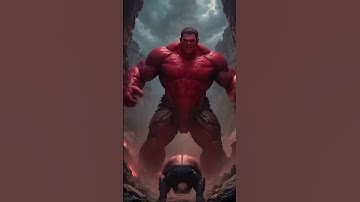 Red Hulk and Dragon Ball Z #animation #transformers #fusion #transaction #hybrids #ai #usa
