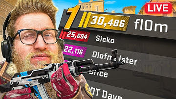 🔴30k RANK IN PREMIER GOING FOR RANK 1 IN CS2  | fl0m