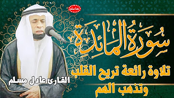 سورة المائدة تلاوة رائعة تريح القلب والروح | عادل مسلم | (النسخة الأصلية)| Surat Al Ma'idah