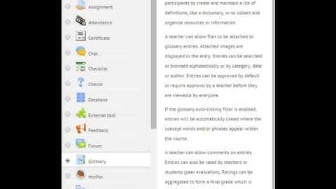 Adding Activities on Moodle