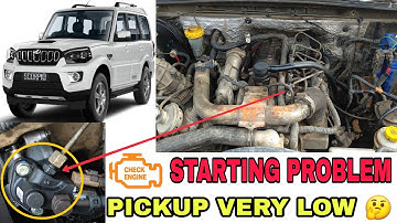 SCORPIO BS4 STARTING PROBLEM , PICKUP DROP & ENGINE HUNTING PROBLEM SOLVED