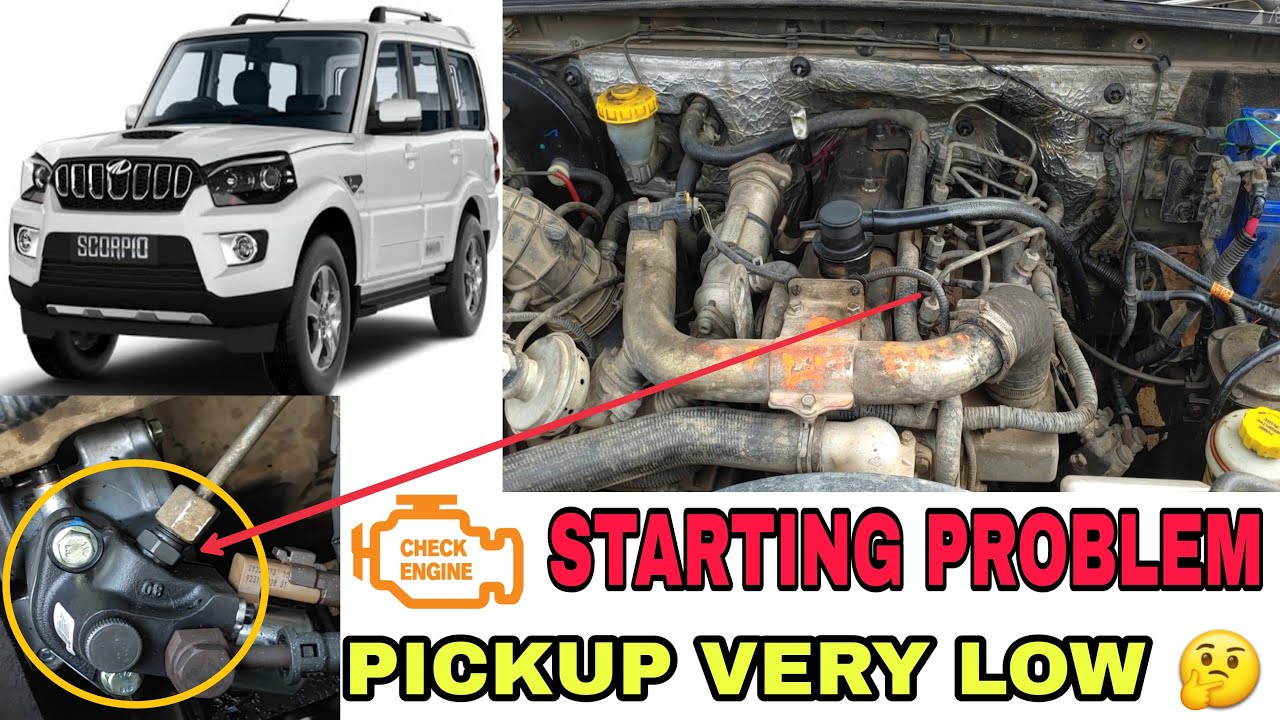 SCORPIO BS4 STARTING PROBLEM , PICKUP DROP & ENGINE HUNTING PROBLEM ...