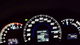 2014 Toyata Camry V6 3.5 0-220 Top Speed