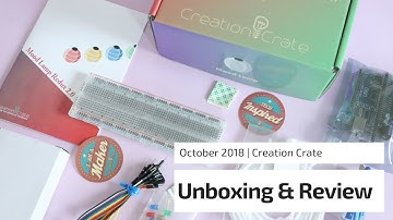 Creation Crate Subscription Box Unboxing October 2018