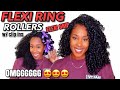 FLEXI RING ROLLER SET?!?! I LOVE!!!!!! | ft. HERGIVEN HAIR