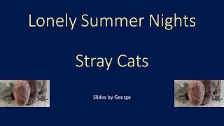 Stray Cats   Lonely Summer Nights  karaoke