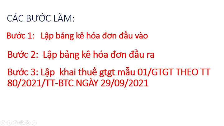 Hướng dẫn lập tờ khai 01 gtgt